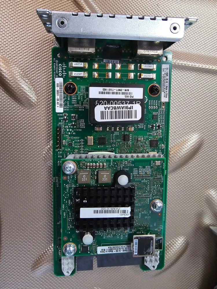 Cisco NIM-2MFT w/ PVDM4-32 73-14505-08 & 73-15448-04