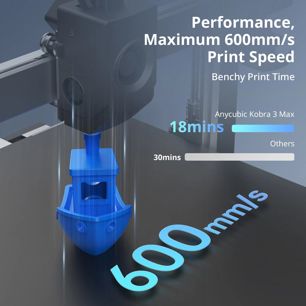 ANYCUBIC Kobra 3 Max 3D Printer Multicolor Print